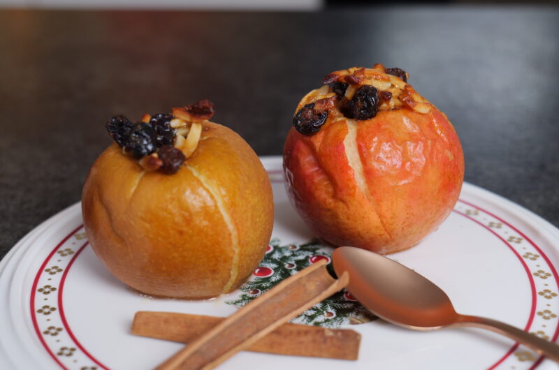 Bratäpfel ohne Marzipan – fruchtig gefüllt mit Mandel, Cranberry & Marmelade