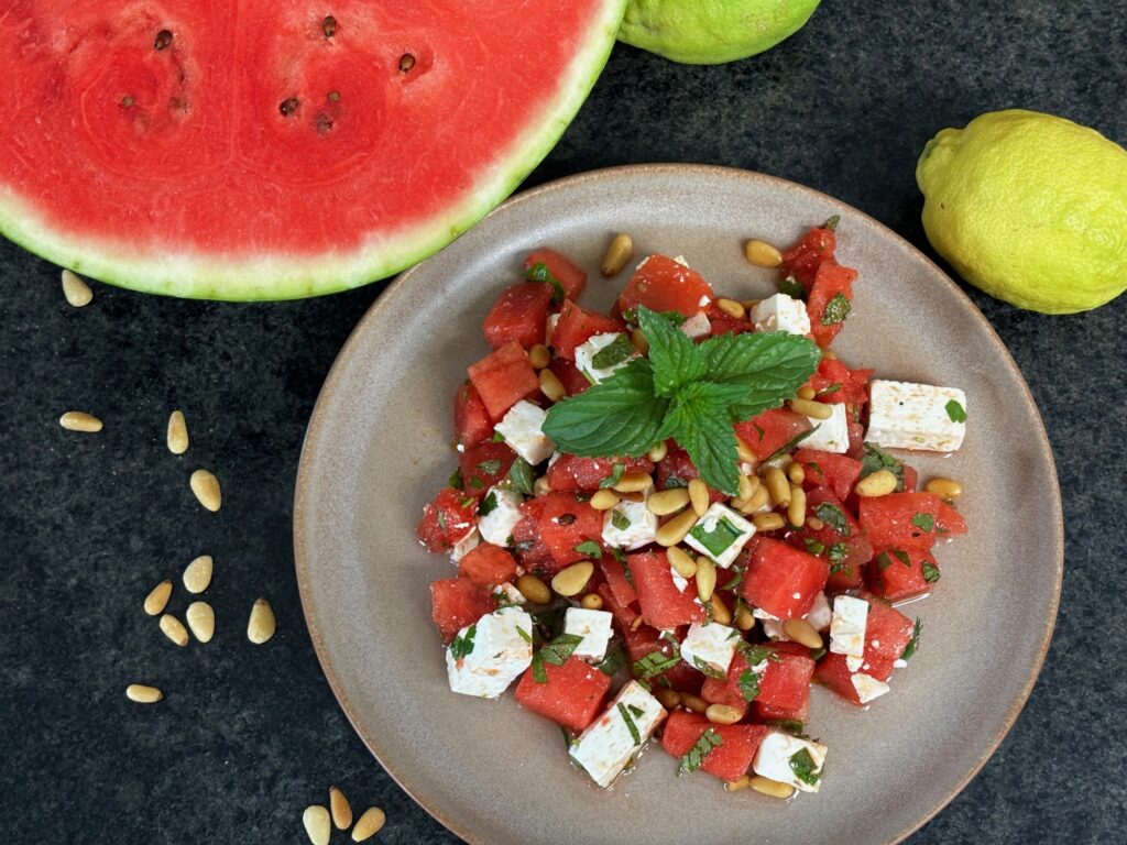 Melonen-Feta-Salat